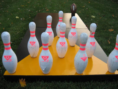 Fowling Lanes with Football